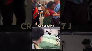 CR7 vs CR7 Jr With ishowspeed youtubeshorts viralvideo football [upl. by Medrek922]