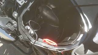 Honda nc750x Thunderbox and Auxiliary accessories wired [upl. by Armando]