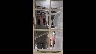 Extreme distortion  warp on toughened double glazed glass [upl. by Niarbo375]