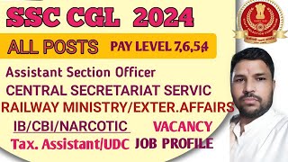 SSC CGL ALL POST ASO TO TAX ASSISTANT [upl. by Sueddaht470]