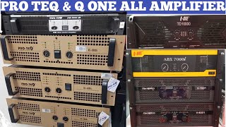 PRO TEQ amp Q ONE AMPLIFIER DJ EXPO PRADEEP DJ VLOG [upl. by Hesta]