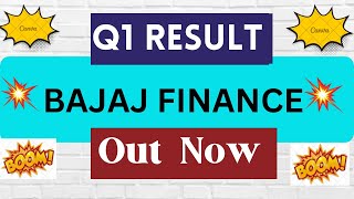 Bajaj Finance Q1 Results 2025  Bajaj Finance Q1 Result Today  Bajaj Finance Share News Today [upl. by Ardnuasac]