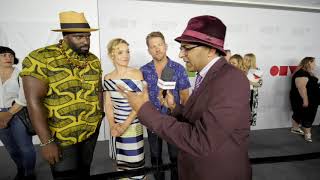 Magnum PI Interview W Stephen Hill Perdita Weeks amp Zachary Knighton [upl. by Aulea]