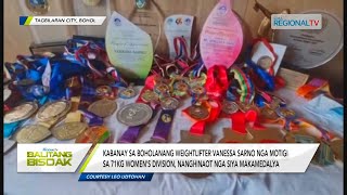 Balitang Bisdak Mga ginikanan ni Olympian weightlifter Vanessa Sarno suportado ang anak [upl. by Annayoj]