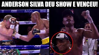 ANDERSON SILVA VS JULIO CESAR CHAVEZ JR  LUTA DE BOXE  RESULTADO [upl. by Tomasz810]