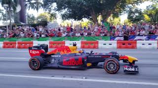 Adrenaline Unleashed F1 Cars Roaring Through Miami Streets [upl. by Gilson]