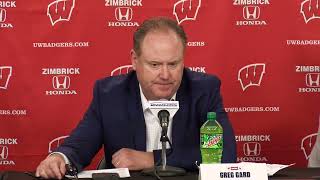 Postgame Media Conference vs Michigan  Wisconsin Basketball  December 3 2024 [upl. by Yekcim]