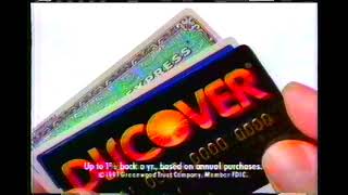 Discover card commercial 1992 [upl. by Dekeles557]