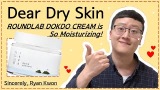 Moisturizer for Dry Skin  Roundlab 1025 Dokdo Cream Review  Korean Man Reviewing Skincare [upl. by Moht193]