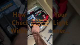 Check Engine Light  Limp Mode Reset Without A Scanner How to [upl. by Levinson]