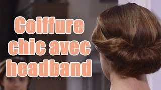 Astuce Coiffures comment se coiffer avec un accessoire [upl. by Locin]