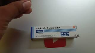 t bact ointment uses in hindi ll mupirocin ointment ip kis kaam aati hai [upl. by Nytsyrk776]