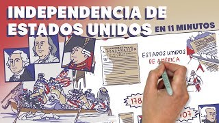 La Independencia de Estados Unidos en 11 minutos [upl. by Gall39]