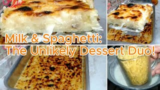 Milk amp Spaghetti The Unlikely Dessert Duo 😍✨ [upl. by Nivej619]