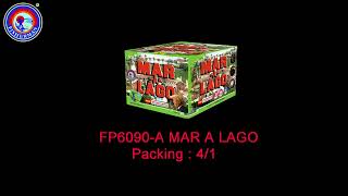 500 gram cakes fireworks 30 shots cakes fireworks MAR A LAGO FP6090A from Fisherman Fireworks [upl. by Pampuch]