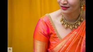 Simple Aari Work Blouse Designs  Simple Work on Blouses For Silk Sarees [upl. by Ahtan833]