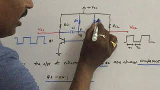 Pulse amp Digital Circuits  Collector Coupled Astable Multivibrator Part1  UNIT IV [upl. by Icak]