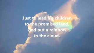 God Put A Rainbow In The Cloudswith Lyrics  Hee Haw Gospel Quartet [upl. by Neile]