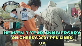 HEAVEN 3 YEAR ANNIVERSARY WE DID A COLLAB WITH OHGEESY 200 PPL LINED UP [upl. by Trebeh976]