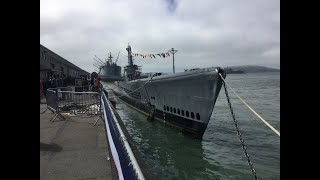 USS Pampanito SS383 Visit [upl. by Adnorrehs]