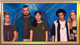 RISTO y EVA dan un PASE de ORO al POLIAMOR y al FEMINISMO  Audiciones 8  Got Talent España 2019 [upl. by Leiram]