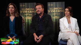 I limoni dinverno intervista a Christian De Sica Teresa Saponangelo e la regista Caterina Carone [upl. by Philipson]