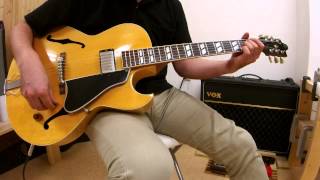 Gibson ES175 1PU Volume amp Tone Check [upl. by Eilrahs]