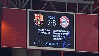 82 What a night Highlights FC Barcelona  FC Bayern [upl. by Ehsiom]