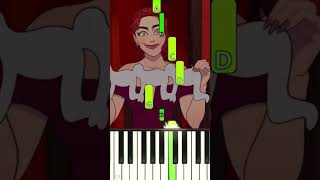 RED FLAGS MEME SONG ON PIANO shorts [upl. by Cyprio503]