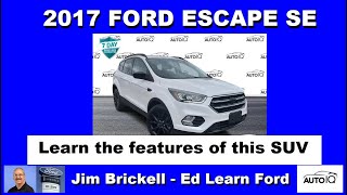 2017 Ford Escape SE  Learn the features of this SUV [upl. by Jemima]