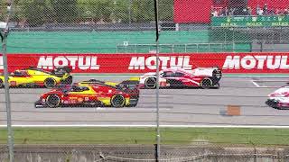 2024 FIA WEC 6h Imola race start amp Porsche 91 crash [upl. by Gerk]