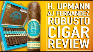 H Upmann AJ Fernandez Robusto Cigar Review [upl. by Ylremik]