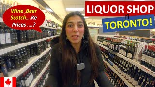 Liquor Prices in Toronto Ontario 🇨🇦 😳  LCBO Liquor Store Visit  Sangz Stories Vlog [upl. by Aivatnwahs]