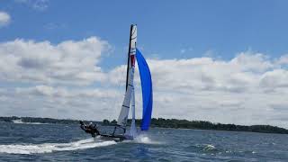 Nacra 15 pitchpole [upl. by Waldack80]