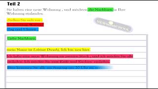 Start Deutsch 1 Schreiben Teil 1 Formulare und 2 Offizielle und Inoffizielle Briefe Neu 2021 [upl. by Ahtelra122]