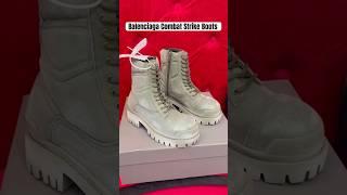 BALENCIAGA MENS COMBAT STRIKE 20MM BOOTluxury balenciaga balenciagashoes mens mensfashion [upl. by Anyale]