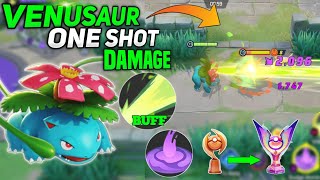 Venusaur New One Shot Damage Build for Solar Beam Best Build Ever  Pokemon unite [upl. by Canfield49]