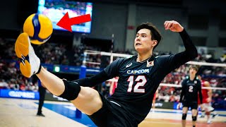 Craziest Volleyball Saves by Ran Takahashi 高橋蘭 [upl. by Anoerb336]