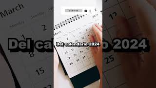 Calendario 2024 en Excel shorts excel [upl. by Lenzi218]