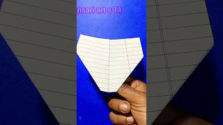 aeroplane kaise banate hai flying paper airplane 😱 shorts plane [upl. by Castara]