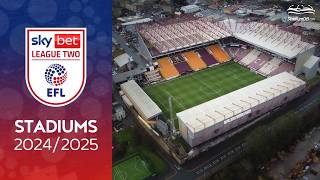 🏴󠁧󠁢󠁥󠁮󠁧󠁿 EFL League Two Stadiums 202425 [upl. by Ahsa926]