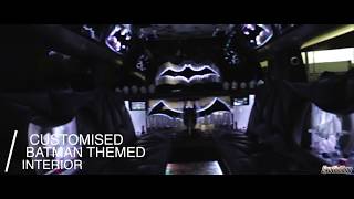 The WORLD EXCLUSIVE Batman Hummer Limousine [upl. by Weinman]