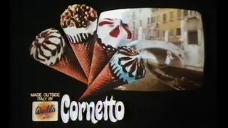 Walls Cornetto Advert 1 Just one Cornetto 1981 [upl. by Qifahs]