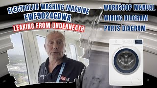 Electrolux EWF9024CDWA Washing Machine Is Leaking From Bottom [upl. by Waltner]