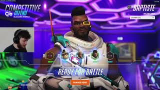 Dafran BAPTISTE COMPETITIVE Gameplay  OVERWATCH VOD Replays [upl. by Elohcin716]