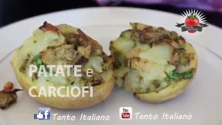 CARCIOFI e PATATE video ricetta [upl. by Malinowski]