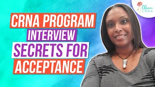 CRNA Program Interview Process Complete Guide  Personal Experience [upl. by Ffirahs]