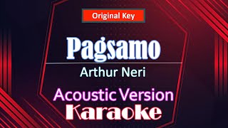 Arthur Nery  Pagsamo Karaoke  Acoustic Unplugged  Minus One  Instrumental [upl. by Nwahsed]