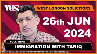 Immigration with Tariq  Latest Immigration QampA  26062024 [upl. by Nytsirhc]