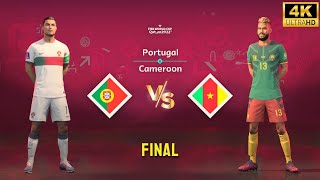 FIFA 23  Portugal vs Cameroon  Ronaldo vs Choupo Moting  FIFA World Cup Final 4K60 [upl. by Harcourt]